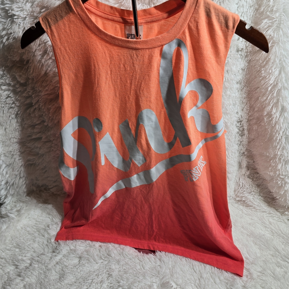 Victoria's Secret Orange and Red Ombre Tank